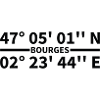 Coordonnées de Bourges