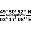 Coordonnées de Saint-Quentin