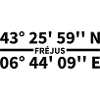 Fréjus coordinates