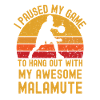Basketball and Malamute