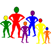 Rainbow persons