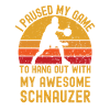 Basketball and Schnauzer