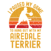 Basketball and Airedale Terrier