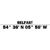 Belfast coordinates