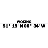 Woking coordinates