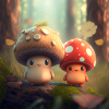 Mushroom Forest Friends