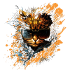 Fearless and wild: Badass cat!