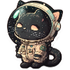 Black Cat Astronaut