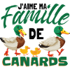 J'Aime Ma Famille De Canards