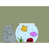 Cartoon cat