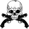 Skull gun duel
