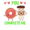 Café Love Donut Lovers Saint-Valentin