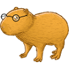 Nerd Capybara