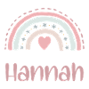 Hannah Name Regenbogen