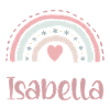 Isabella Name Rainbow