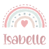 Isabelle Name Rainbow
