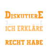 Ich diskutiere nicht Ich Erkläre