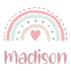 Madison Name Rainbow