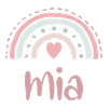 Mia Name Rainbow