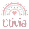 Olivia Name Rainbow