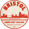 Bristol Skyline Retro Emblem