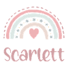 Scarlett Name Rainbow