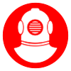 Diver Helmet Circle