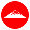 Mountains Symbol Circle