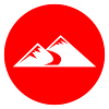 Mountains Icon Circle
