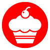 Muffin Silhouette Circle