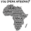 You speak African?
