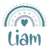 Liam Name Rainbow