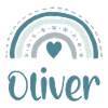 Oliver Name Rainbow