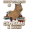 Easily distracted by Capybaras & Books