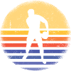 Sport Retro Sunset Rugby