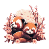 Sleeping Red Pandas