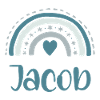 Jacob Name Rainbow