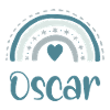 Oscar Name Rainbow