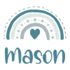Mason Name Rainbow