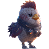 Poulet fou