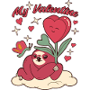 Valentine's Day Sloth