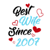 Jubiläums-Trauzeugin seit 2007 Hochzeit