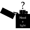 Lighter - picture with lettering