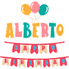 t-shirt joyeux anniversaire Alberto joyeux anniversaire