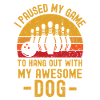 Bowling and dog