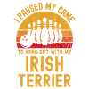 Bowling und Irish-Terrier