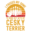 Bowling and Cesky Terriers