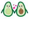 Avocado Heart Parent Pregnant Pregnancy