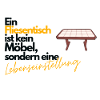 Fliesentisch - Lebenseinstellung - Lustig