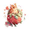 Cat in a pot